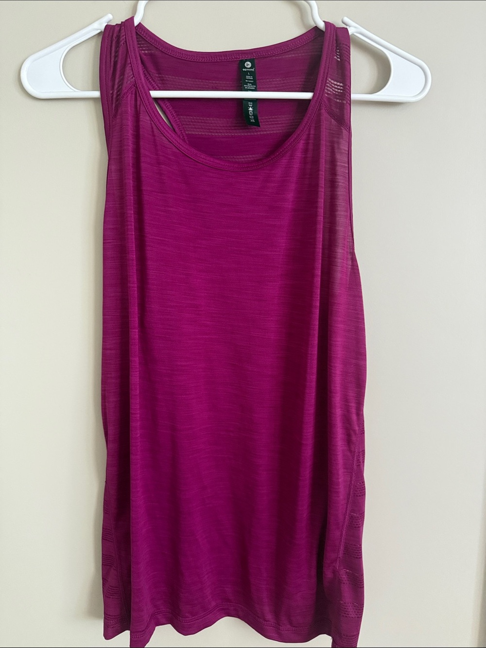 90 Degree Women’s Scoop Neck Athletic Tank Top - Magenta